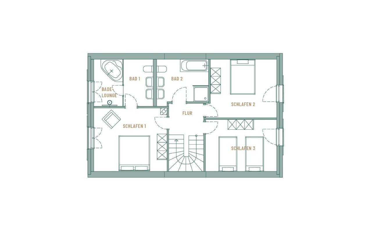 Reetland Am Meer - Luxus Reetdachvilla Mit 3 Schlafzimmern, Sauna Und Kamin F15 德兰斯克 外观 照片