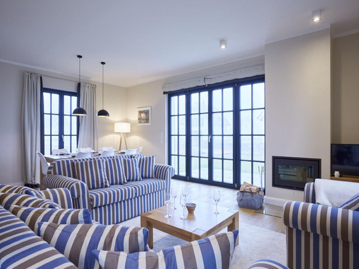 Reetland Am Meer - Luxus Reetdachvilla Mit 3 Schlafzimmern, Sauna Und Kamin F15 德兰斯克 外观 照片